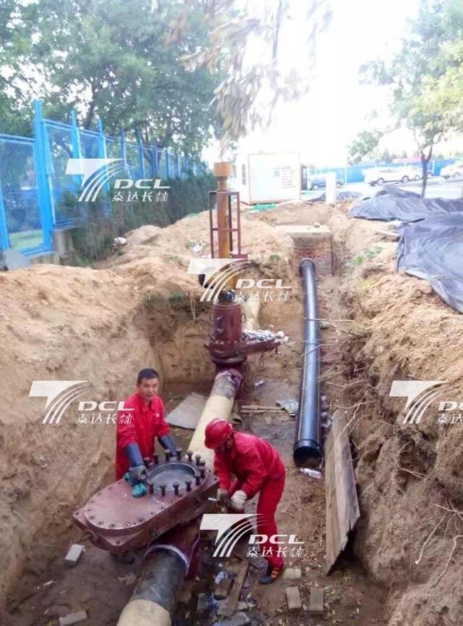 Four seals of DN300 natural gas pipelines in Huangdao, Qingdao
